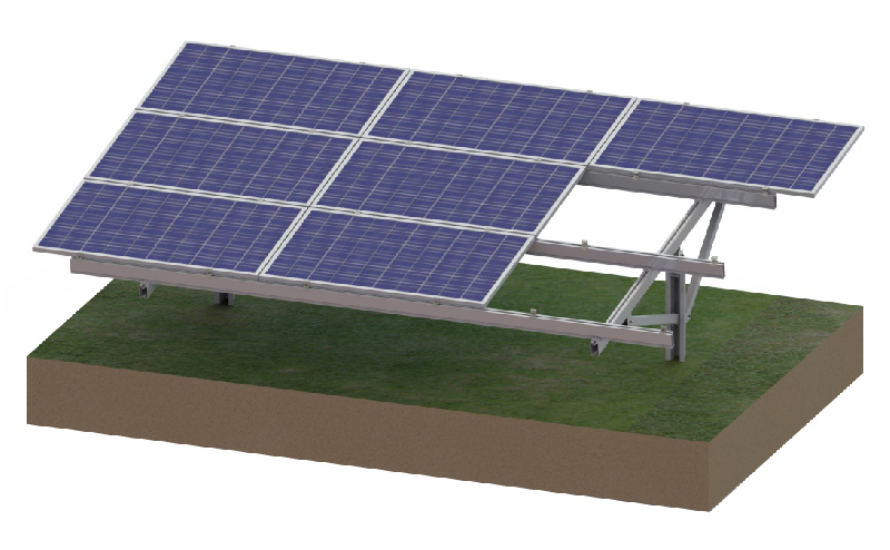 「ST2一本支柱架台」—傾斜地や法面での太陽光発電設置をもっと簡単に